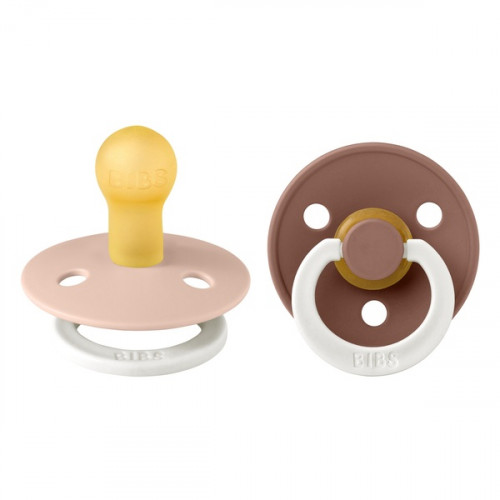 BIBS ΣΕΤ ΠΙΠΙΛΕΣ 2ΤΜΧ – COLOUR – BLUSH/WOODCHUCK GLOW – ΣΤΡΟΓΓΥΛΗ No1 110454