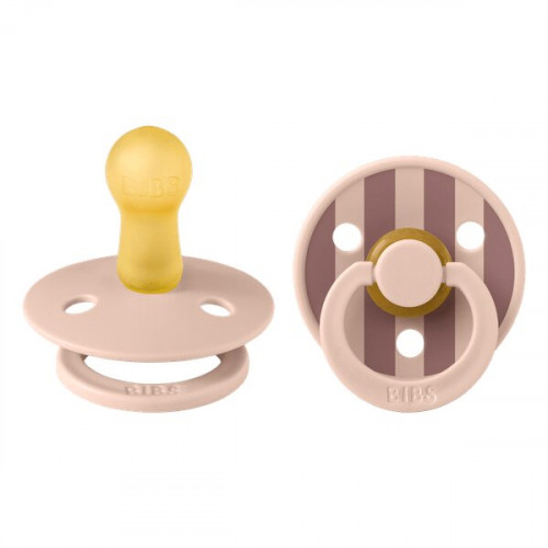 BIBS – STUDIO COLLECTION ΣΕΤ ΠΙΠΙΛΕΣ 2ΤΜΧ – BLOCK BLUSH MIX – ΣΤΡΟΓΓΥΛΗ No2 12022104