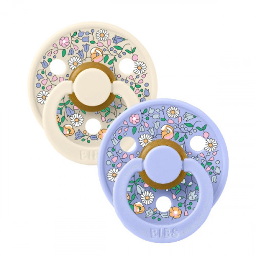 BIBS ΠΙΠΙΛΕΣ LIBERTY 2 PACK No 2 – MEADOW HUSH IVORY 12035101