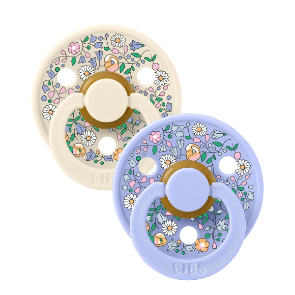 BIBS ΠΙΠΙΛΕΣ LIBERTY 2 PACK No 2 – MEADOW HUSH IVORY 12035101