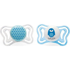 ΟΡΘΟΔΟΝΤΙΚΗ ΠΙΠΙΛΑ ΣΙΛΙΚΟΝΗΣ CHICCO PHYSIO FORMA LIGHT 2-6M 2 TEM C10-71031-21-BLUE OWL
