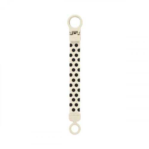 ΚΛΙΠ ΠΙΠΙΛΑΣ BIBS POLKA DOT- IVORY BLACK 950134216