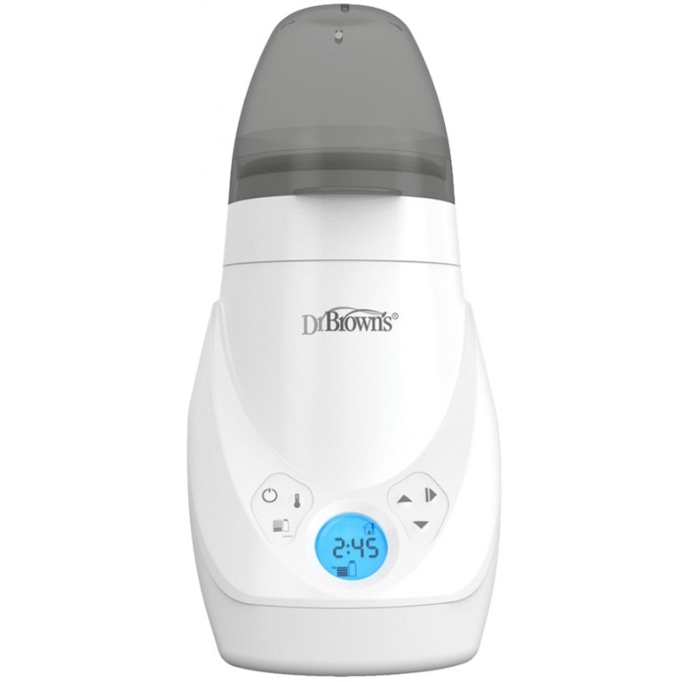 Η φωτογραφία δείχνει Θερμαντήρας ψηφιακός και αποστειρωτής μπιμπερόΣύγχρονος και πρακτικός θερμαντήρας μπιμπερό και δοχείων φαγητού.