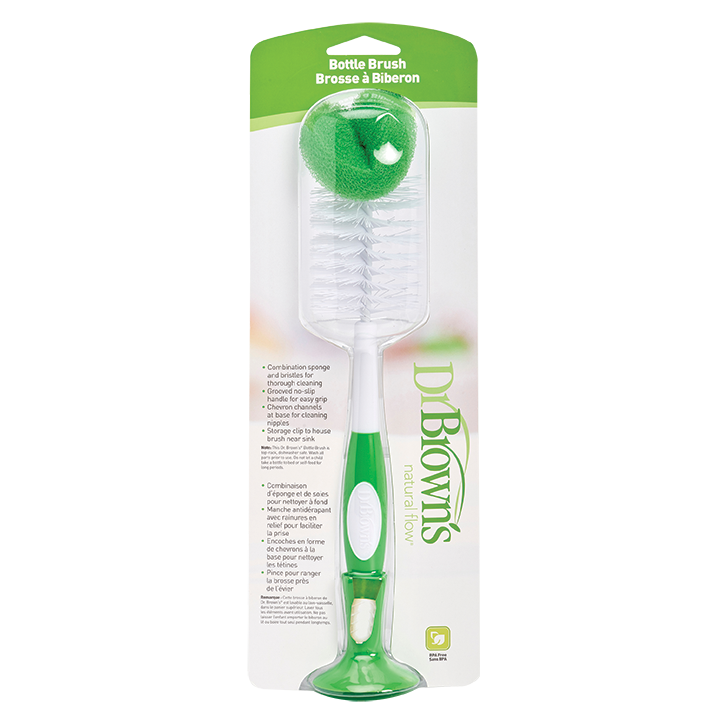 Βούρτσα καθαρισμού μπιμπερό χρωματιστέςΑπόλυτα εργονομική βούρτσα καθαρισμού μπουκαλιών με μοντέρνα σχεδίαση και χαρούμενα χρώματα.
