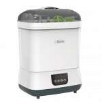 Ηλεκτρικός Αποστειρωτής και ΣτεγνωτήριοΑποστειρώνει και στεγνώνει έως και έξι μπιμπερό σε 55 λεπτά.