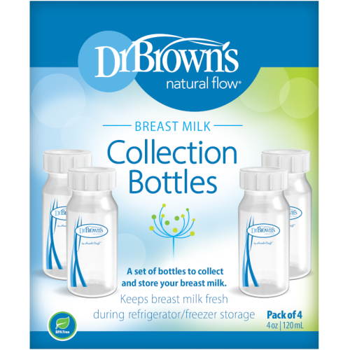 DR. BROWN'S Μπουκάλια συλλογής μητρικού γάλακτος (4 τεμ.) BF 032