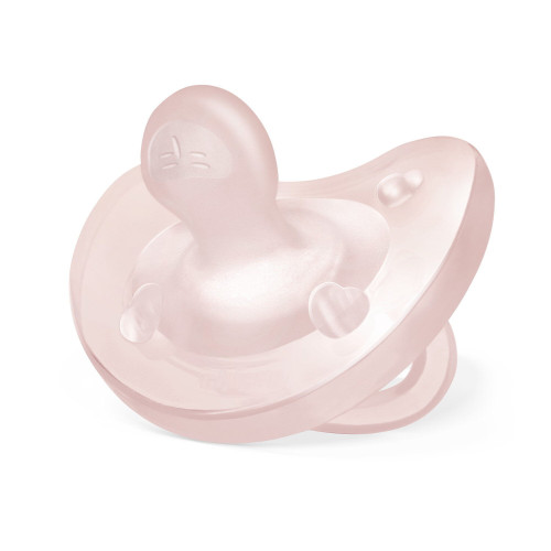 Chicco Πιπίλα Όλο Σιλικόνη PhysioForma Soft Ροζ Για 0-6 Μηνών C60-73091-91