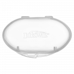 Η φωτογραφία δείχνει Βρεφική δακτυλική οδοντόβουρτσα σιλικόνηςΤοποθετήστε τη δακτυλική οδοντόβουρτσα γύρω από το δείκτη του ενηλίκου.