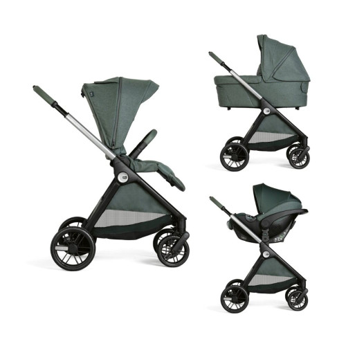 Chicco Καρότσι Μωρού Trio Bellagio με Κάθισμα και καλαθούνα Flexi Fir Tree O09-87136-33