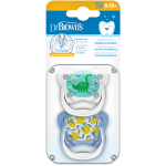 Η φωτογραφία δείχνει Ορθοδοντικές Πιπίλες Πεταλούδα PreventΟι πιπίλες PreVent της Dr.