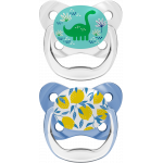 Η φωτογραφία δείχνει Ορθοδοντικές Πιπίλες Πεταλούδα PreventΟι πιπίλες PreVent της Dr.