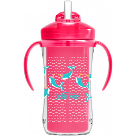 DR. BROWN'S Κύπελλο θερμός με καλαμάκι 300 ml κορίτσι TC 01201