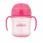 Η φωτογραφία δείχνει Κύπελλο 180 ml μαλακό στόμιο με καπάκι και λαβέςΕιδικά σχεδιασμένο κύπελλο εκπαίδευσης, για το πρώτο στάδιο «ανεξαρτητοποίησης» του μωρού.