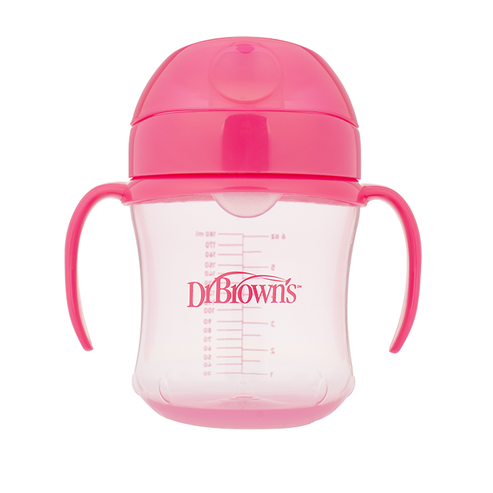 Η φωτογραφία δείχνει Κύπελλο 180 ml μαλακό στόμιο με καπάκι και λαβέςΕιδικά σχεδιασμένο κύπελλο εκπαίδευσης, για το πρώτο στάδιο «ανεξαρτητοποίησης» του μωρού.