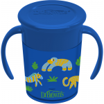 Η φωτογραφία δείχνει Κύπελλο 360° με λαβές 200 mlΤο ειδικά διαμορφωμένο κύπελλο Dr Brown's™ Cheers 360° παρέχει άνεση στο παιδί να πίνει από όλες τις πλευρές χωρίς διαρροές.