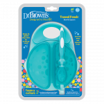 Η φωτογραφία δείχνει Μπολ φαγητού με καπάκι και κουταλάκι&nbsp;ταΐσματοςΕξαιρετικής ποιότητας πιάτα για τη στέρεα τροφή του μωρού.