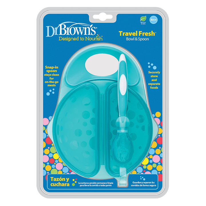 Η φωτογραφία δείχνει Μπολ φαγητού με καπάκι και κουταλάκι&nbsp;ταΐσματοςΕξαιρετικής ποιότητας πιάτα για τη στέρεα τροφή του μωρού.