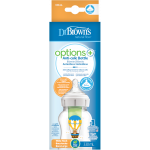 Μπιμπερό Πλαστικό με Φαρδύ Λαιμό Options+Εργονομικά σχεδιασμένο μπιμπερό με φαρδύ λαιμό, που μέσω της καινοτομίας της διέλευσης του αέρα εξασφαλίζει μοναδικά πλεονεκτήματα στο τάισμα.