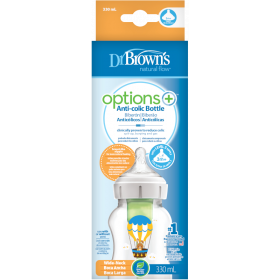 DR. BROWN'S Μπιμπερό πλαστικό Options Λαγουδάκι (Φ.Λ.) 330 ml WB 111002