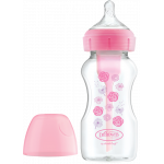Μπιμπερό Πλαστικό με Φαρδύ Λαιμό Options+Εργονομικά σχεδιασμένο μπιμπερό με φαρδύ λαιμό, που μέσω της καινοτομίας της διέλευσης του αέρα εξασφαλίζει μοναδικά πλεονεκτήματα στο τάισμα.