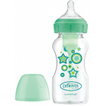 Μπιμπερό Πλαστικό με Φαρδύ Λαιμό Options+Εργονομικά σχεδιασμένο μπιμπερό με φαρδύ λαιμό, που μέσω της καινοτομίας της διέλευσης του αέρα εξασφαλίζει μοναδικά πλεονεκτήματα στο τάισμα.