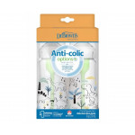 Η φωτογραφία δείχνει Μπιμπερό Πλαστικό με Φαρδύ Λαιμό Options+Εργονομικά σχεδιασμένο μπιμπερό με φαρδύ λαιμό, που μέσω της καινοτομίας της διέλευσης του αέρα εξασφαλίζει μοναδικά πλεονεκτήματα στο τάισμα.