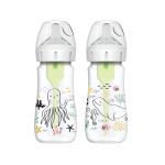 Μπιμπερό Πλαστικό με Φαρδύ Λαιμό Options+Εργονομικά σχεδιασμένο μπιμπερό με φαρδύ λαιμό, που μέσω της καινοτομίας της διέλευσης του αέρα εξασφαλίζει μοναδικά πλεονεκτήματα στο τάισμα.