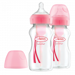 Μπιμπερό Πλαστικό με Φαρδύ Λαιμό Options+Εργονομικά σχεδιασμένο μπιμπερό με φαρδύ λαιμό, που μέσω της καινοτομίας της&nbsp;διέλευσης του αέρα εξασφαλίζει μοναδικά πλεονεκτήματα στο τάισμα.