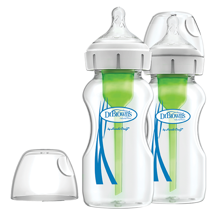 Η φωτογραφία δείχνει Μπιμπερό γυάλινο Options+ με φαρδύ λαιμό&nbsp;270mlΜπιμπερό Γυάλινο με Φαρδύ Λαιμό Options+Εργονομικά σχεδιασμένο μπιμπερό με φαρδύ λαιμό, που μέσω της καινοτομίας&nbsp;της διέλευσης του αέρα εξασφαλίζει μοναδικά πλεονεκτήματα στο τάισμα.