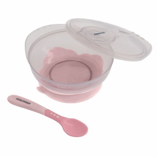 ΜΠΩΛ ΦΑΓΗΤΟΥ ΜΕ ΚΟΥΤΑΛΙ - KIKKA BOO SUNCTION BOWL WITH SPOON PINK 31302040096