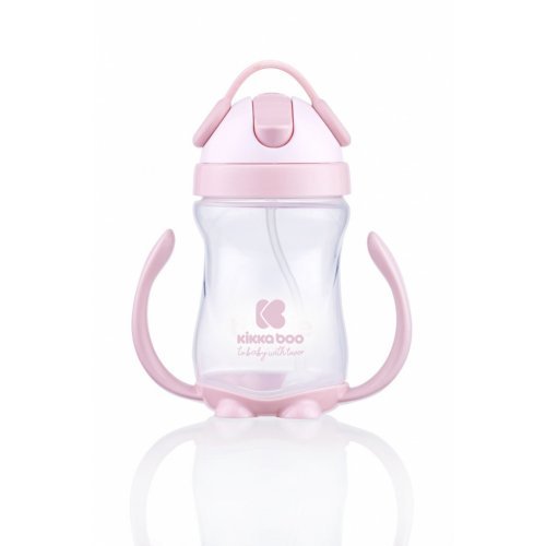 ΚΥΠΕΛΛΟ ΜΕ ΚΑΛΑΜΑΚΙ KIKKA BOO - SIPPY CUP WITH A STRAW 300ml PINK 31302030045