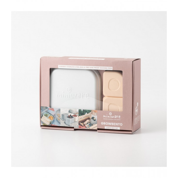 ΠΛΗΡΟΦΟΡΙΕΣΔοχείο φαγητού 15x15cm από ανοξείδωτο ατσάλι με2 δοχεία σιλκόνης 7x7cm, , Συσκευασία σε κουτί με παράθυρο