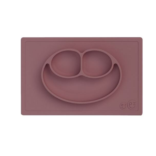 Το Happy Mat είναι το πρώτο και βραβευμένο σκεύος φαγητού της Ezpz!&nbsp;Η φατσούλα χωρίζει τα φαγητά σε τρία χωρίσματα, έτσι το φαγητό δεν ανακατεύεται και δεν ακουμπάει η μία τροφή την άλλη, έτσι&nbsp; νιώθουν περισσότερο ανεξάρτητοι και έτοιμοι να για νέες δοκιμές! Και η μανούλα μπορεί να βάλει σ