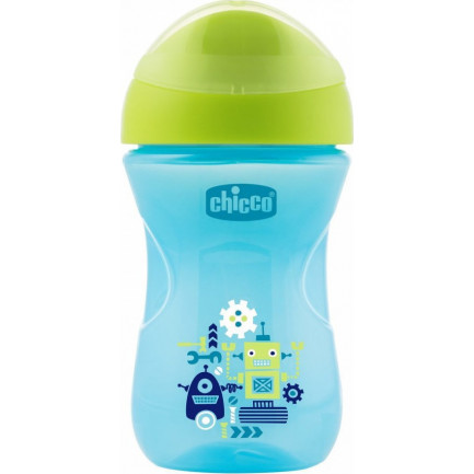 Chicco Εκπαιδευτικό Κύπελλο Easy Μπλε 12m+ 266mL F04-06961-20
