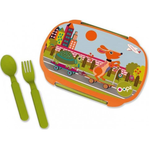 Oops  Σετ Φαγητού με Κουτάλι και Πιρούνι 370ml City X30-40006-20