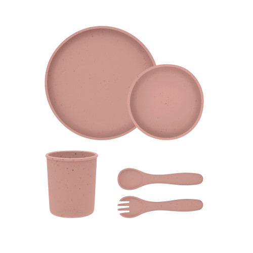 KIKKA BOO ΣΕΤ ΦΑΓΗΤΟΥ 5 ΤΕΜ ΑΠΟ ΣΙΛΙΚΟΝΗ PLATINUM BLUSH 31302050045
