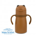 NAVA Θερμός μπουκάλι ανοξείδωτο "We Care", Brown Bear 300ml 10-016-110