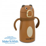 NAVA Θερμός μπουκάλι ανοξείδωτο "We Care", Brown Bear 300ml 10-016-110