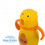 NAVA Θερμός μπουκάλι ανοξείδωτο "We Care", Yellow Duck 300ml 10-016-116