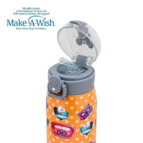 NAVA Θερμός μπουκάλι ανοξείδωτο "We Care", Radio Cassette 500ml 10-110-017