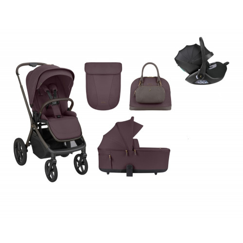 KIKKA BOO GOYA 3 ΣΕ 1 ΠΟΛΥΚΑΡΟΤΣΙ ΜΕ ΚΑΘΙΣΜΑ ΑΥΤΟΚΙΝΗΤΟΥ PLATINUM MERLOT 31001020173-3