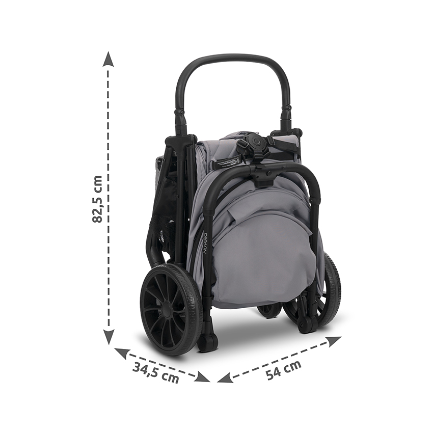 LORELLI ΚΑΡΟΤΣΙ ΒΟΛΤΑΣ NUVELLA ΕΩΣ 22 KG GREY 10021722604