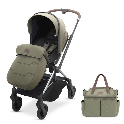 DOVADI ΠΟΛΥΚΑΡΟΤΣΙ MIO 2 ΣΕ 1 ΜΕ ΚΑΘΙΣΜΑ ΑΥΤΟΚΙΝΗΤΟΥ ΝΑΝΟ FOREST GREEN 5203682340081-2