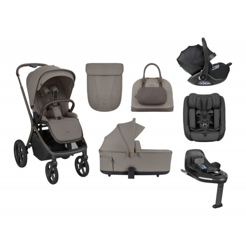 KIKKA BOO GOYA 5 ΣΕ 1 ΠΟΛΥΚΑΡΟΤΣΙ ΜΕ 2 ΚΑΘΙΣΜΑΤΑ ΚΑΙ ΒΑΣΗ ISOFIX PLATINUM MOCCA 31001020170-5