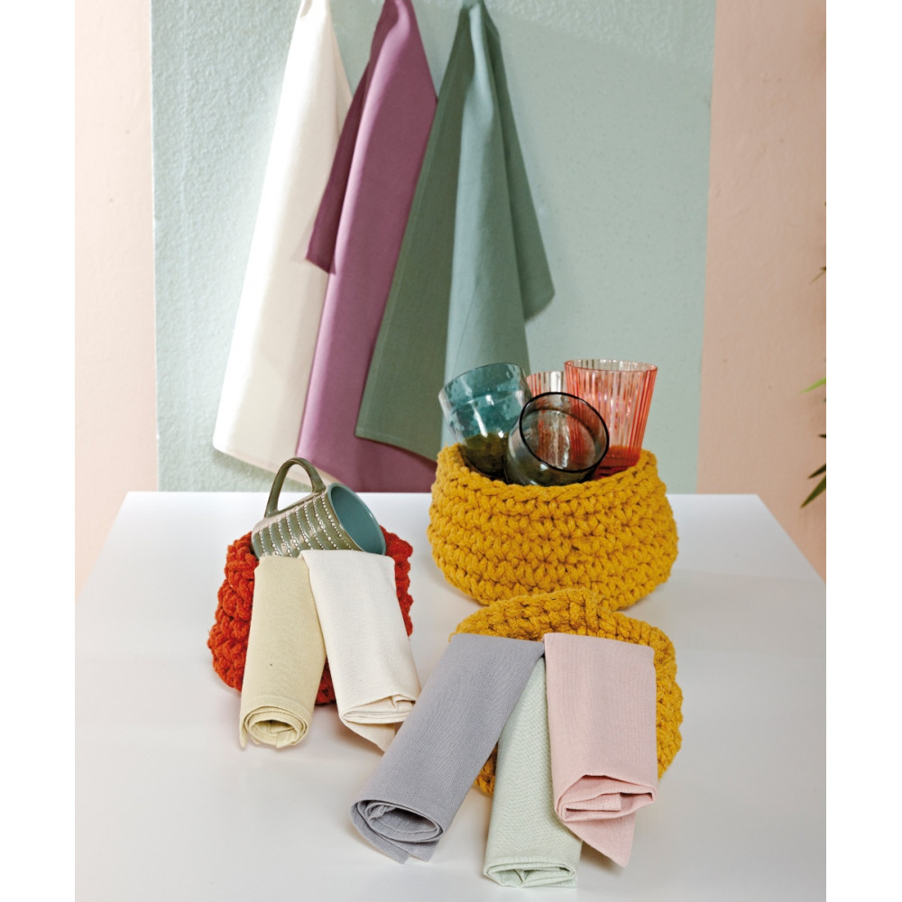 MELA 22 ΣΕΤ 2 ΤΕΜ ΠΕΤΣΕΤΕΣ ΚΟΥΖΙΝΑΣ ΜΟΝΟΧΡΩΜΟ ΣΕΤ ΠΕΤΣΕΤΑ KENTIA S2023Κλωστές ανα ίντσα: 200gr/m²Σύνθεση: 100% ΒΑΜΒΑΚΙ