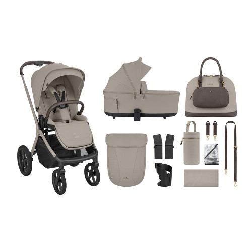 KIKKA BOO GOYA 5 ΣΕ 1 ΠΟΛΥΚΑΡΟΤΣΙ ΜΑ 2 ΚΑΘΙΣΜΑΤΑ ΚΑΙ ΒΑΣΗ ISOFIX PLATINUM CHAMPANGE 31001020169-5