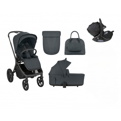 KIKKA BOO GOYA 3 ΣΕ 1 ΠΟΛΥΚΑΡΟΤΣΙ ΜΕ ΚΑΘΙΣΜΑ ΑΥΤΟΚΙΝΗΤΟΥ PLATINUM GRAPHITE 31001020171-3