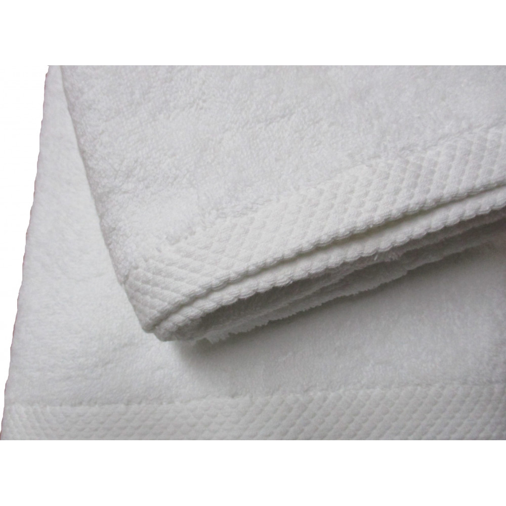 Η φωτογραφία δείχνει 1 Πετσέτα Cotton 100% 500gr/m2 70x140Χρώμα: WhiteΣύνθεση: COTTON 100%