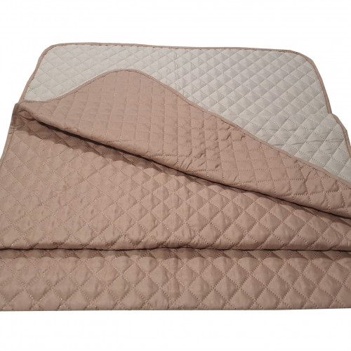 Runner  Microfiber ULTRASONIC 70gr/m2 ΜΕ ΡΕΛΙ ΜΠΕΖ - ΜΠΕΖ ΑΝΟΙΧΤΟ Υπέρδιπλο 72Χ240