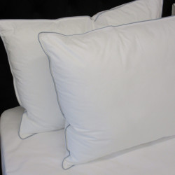 Μαξιλαρι Ύπνου 3D DOUBLE FIRM TC200 Cotton 100% Μικροϊνών 50x70 1200γρ Μέτριο